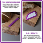 Whisk and SmartScraper Duo - 2-Piece Set - Breadsmart
